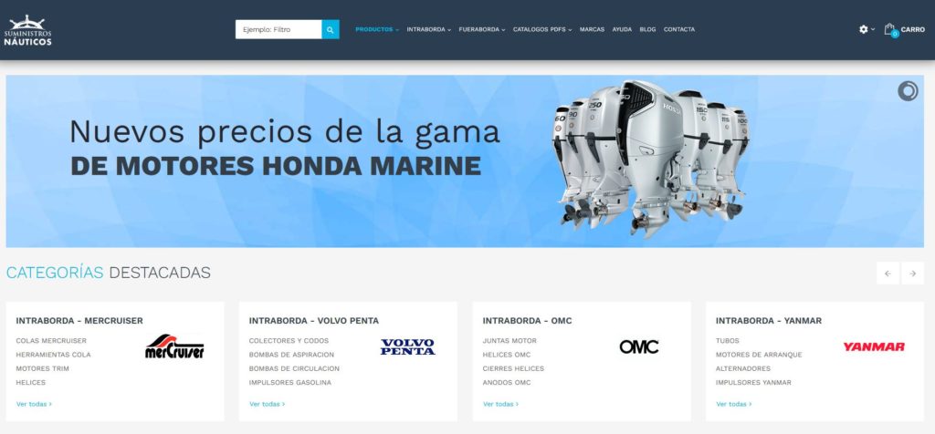 tienda náutica online
